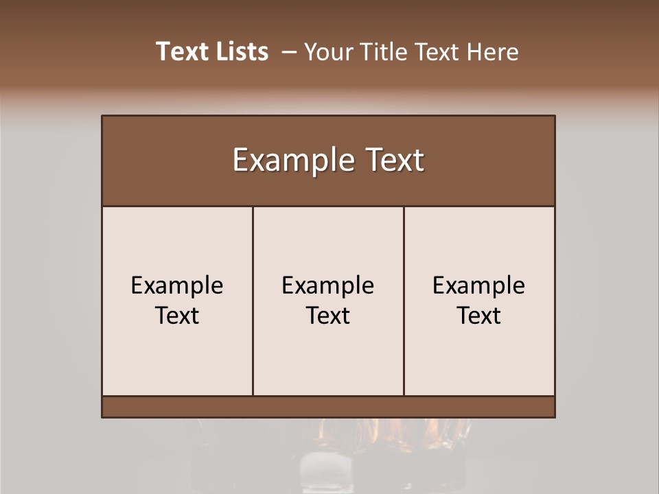 Gold Blended Relax PowerPoint Template