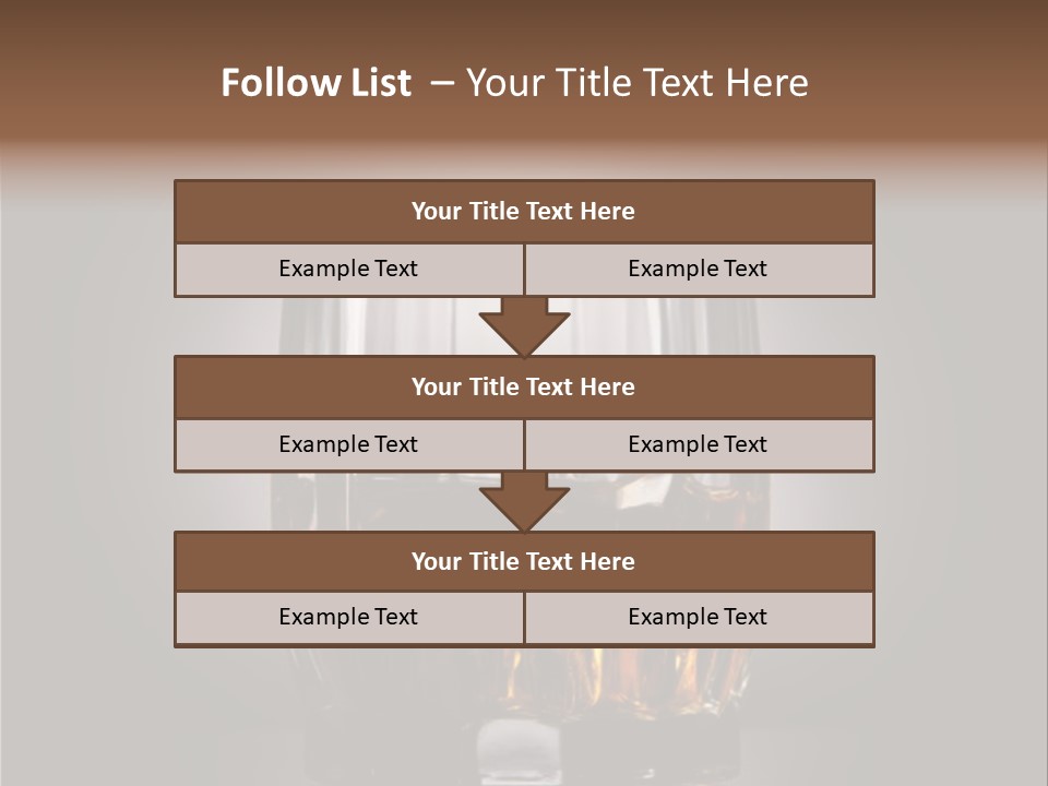 Gold Blended Relax PowerPoint Template