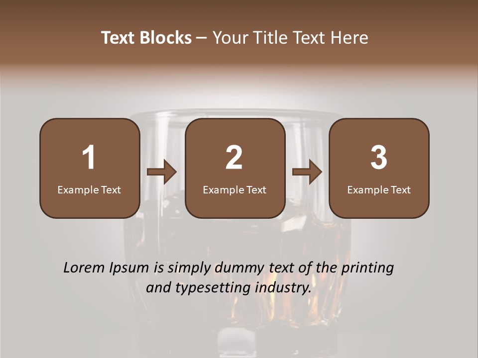 Gold Blended Relax PowerPoint Template