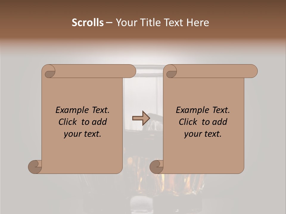Gold Blended Relax PowerPoint Template