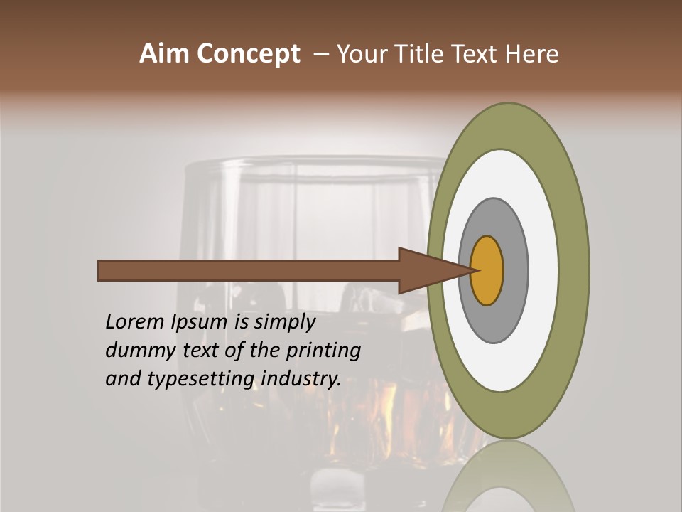 Gold Blended Relax PowerPoint Template