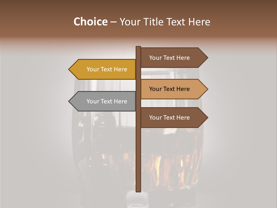 Gold Blended Relax PowerPoint Template