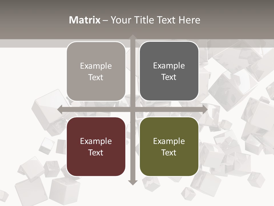 Elegance Block Cool PowerPoint Template