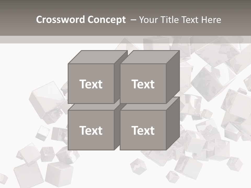Elegance Block Cool PowerPoint Template