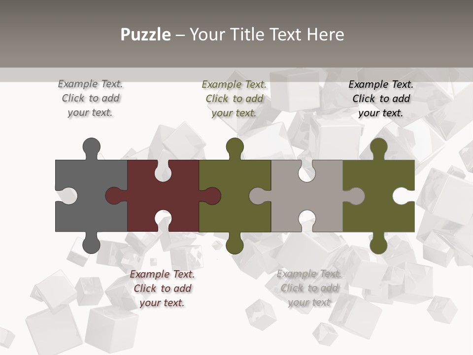 Elegance Block Cool PowerPoint Template