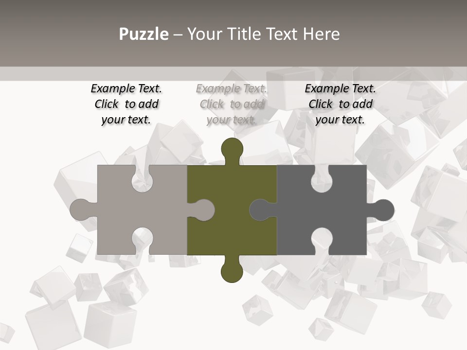 Elegance Block Cool PowerPoint Template