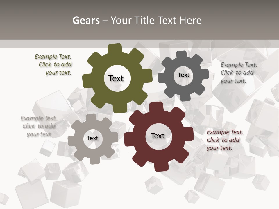 Elegance Block Cool PowerPoint Template