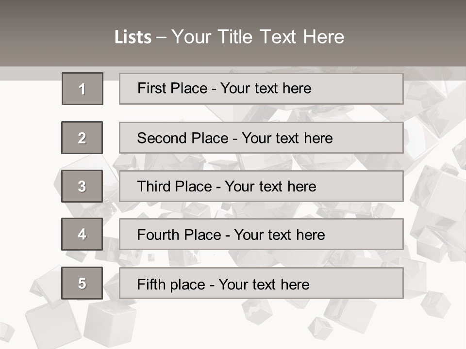 Elegance Block Cool PowerPoint Template