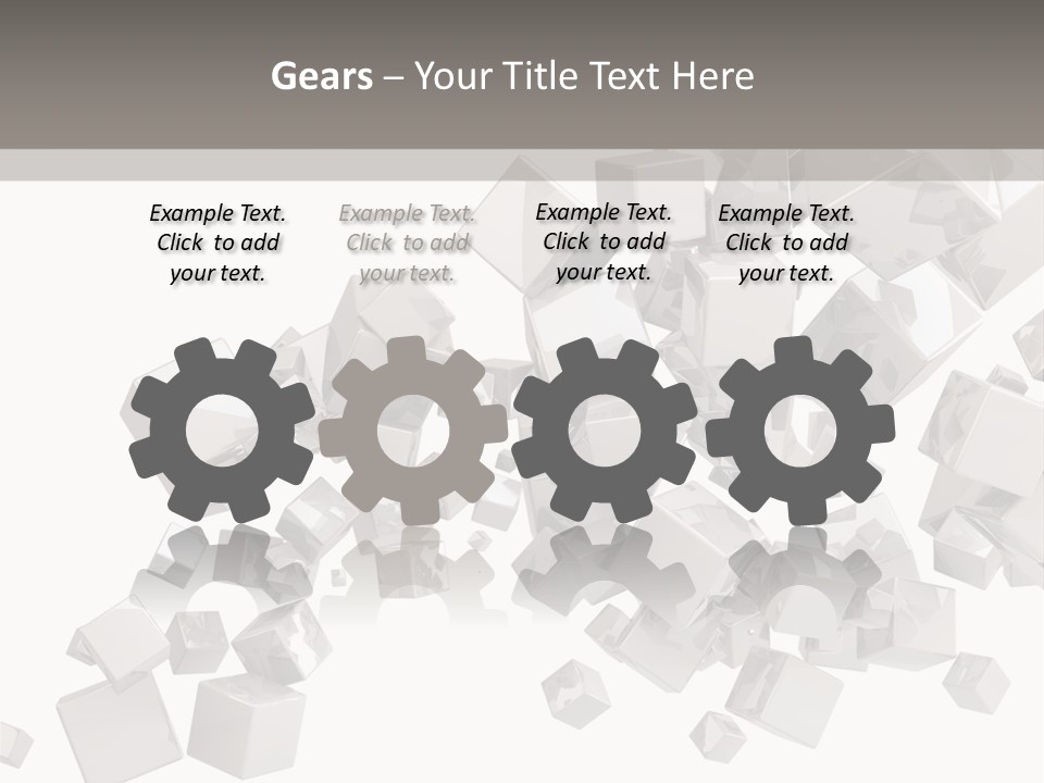 Elegance Block Cool PowerPoint Template