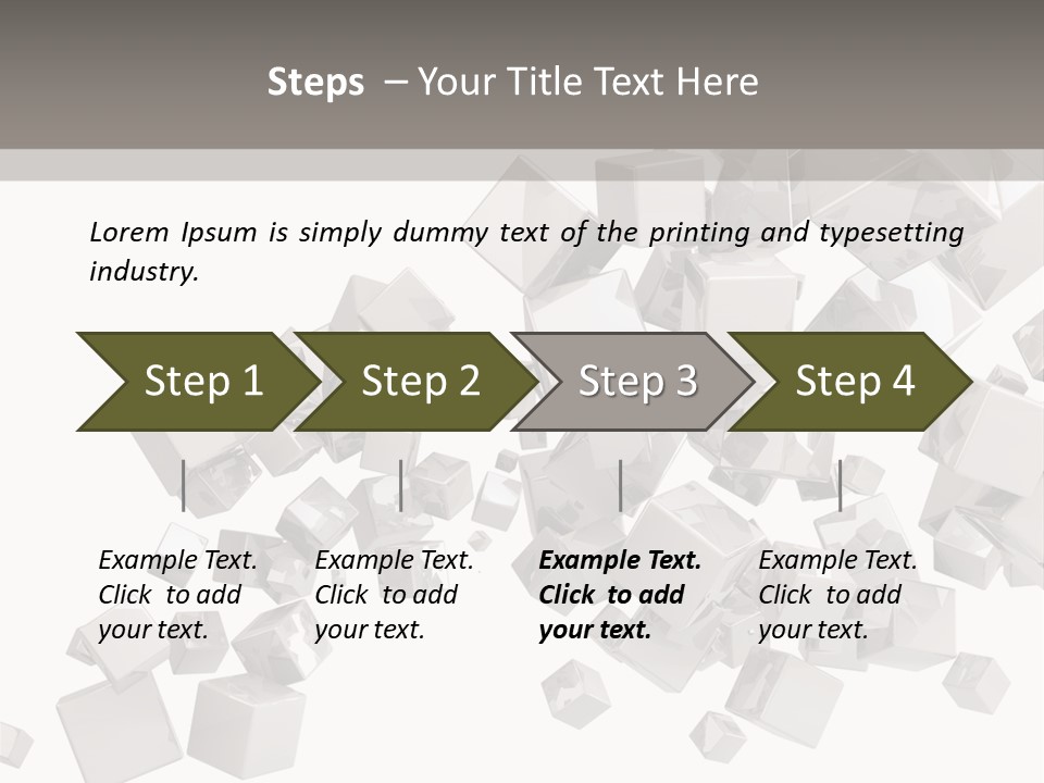 Elegance Block Cool PowerPoint Template