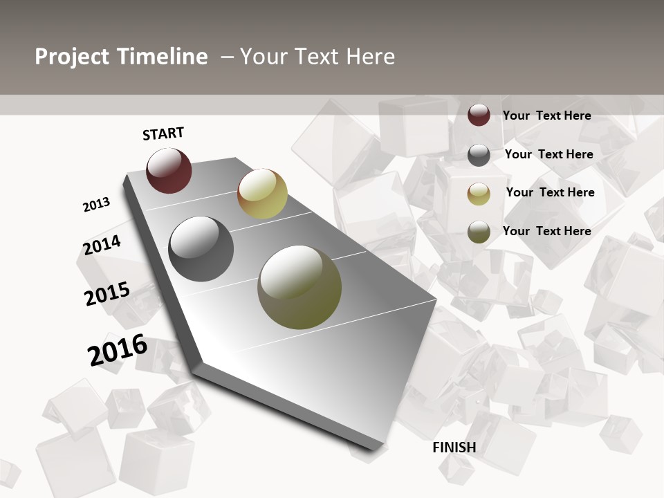 Elegance Block Cool PowerPoint Template