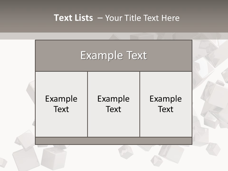 Elegance Block Cool PowerPoint Template
