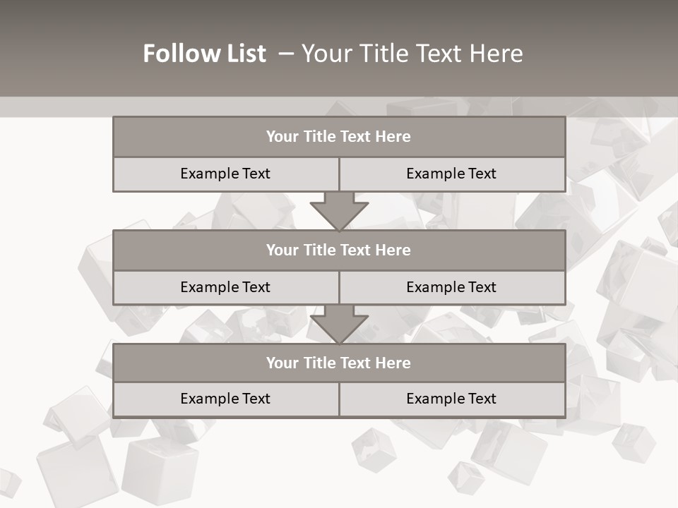 Elegance Block Cool PowerPoint Template