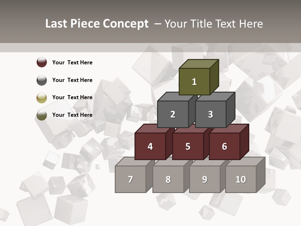 Elegance Block Cool PowerPoint Template