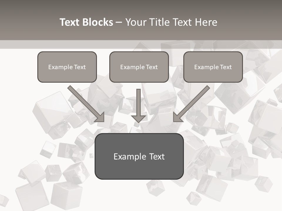Elegance Block Cool PowerPoint Template