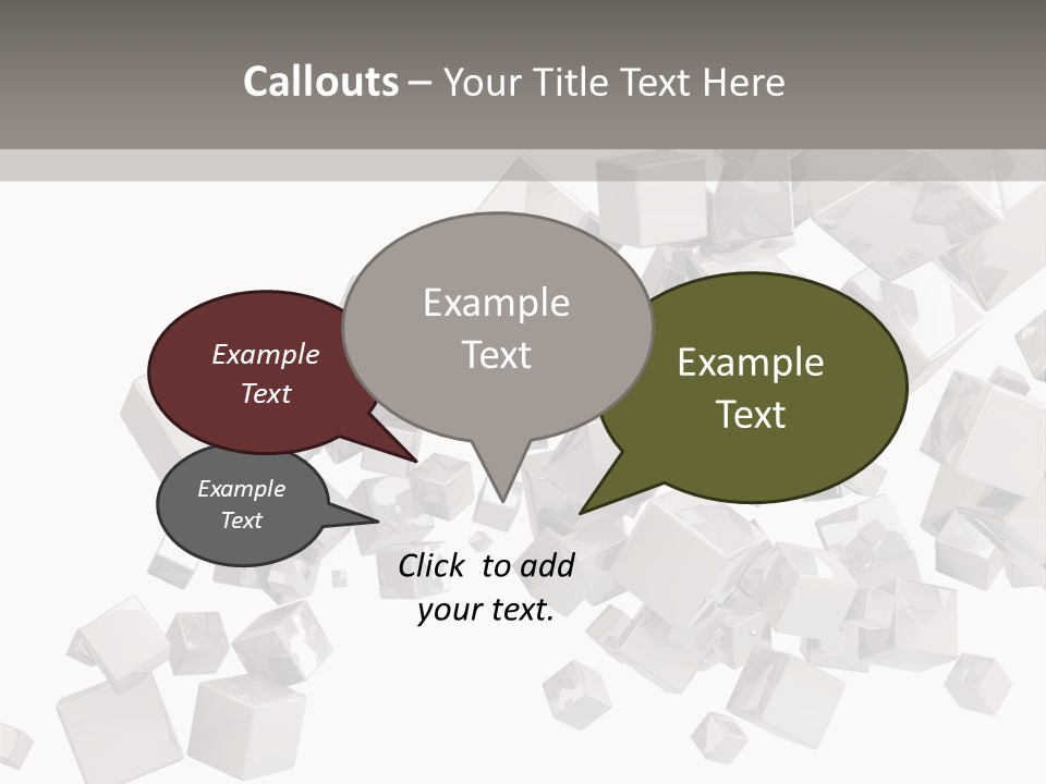 Elegance Block Cool PowerPoint Template