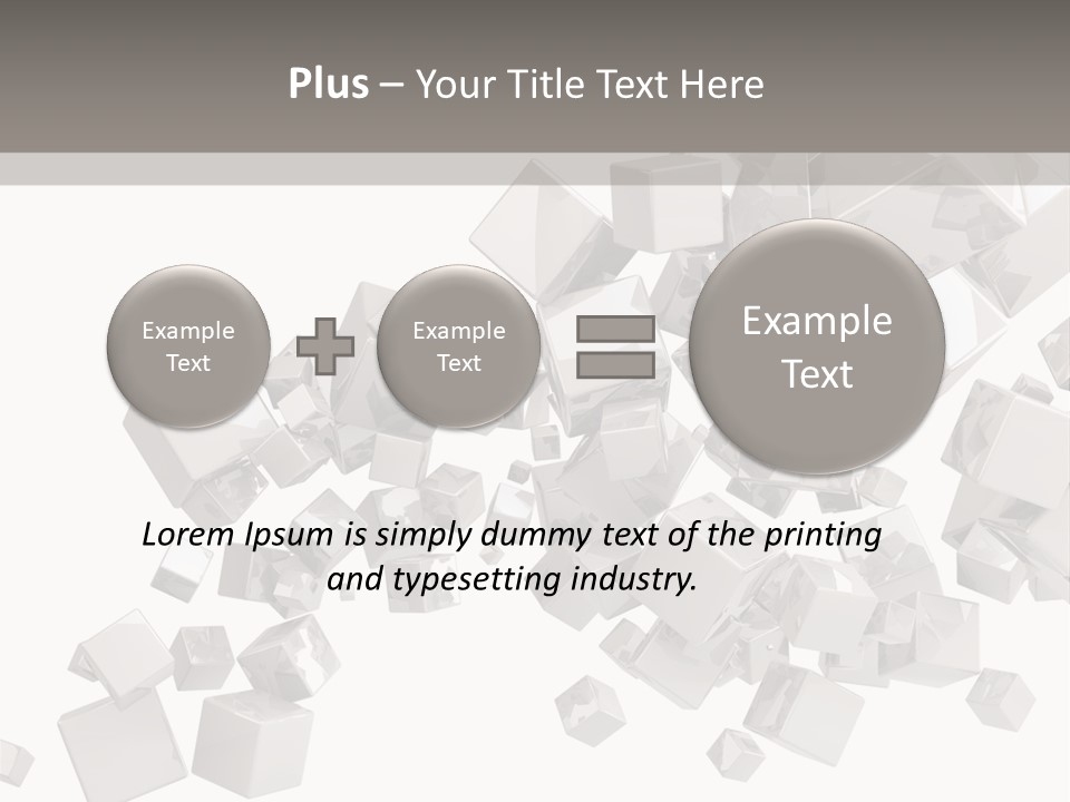 Elegance Block Cool PowerPoint Template