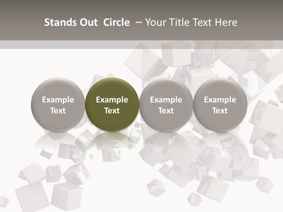 Elegance Block Cool PowerPoint Template