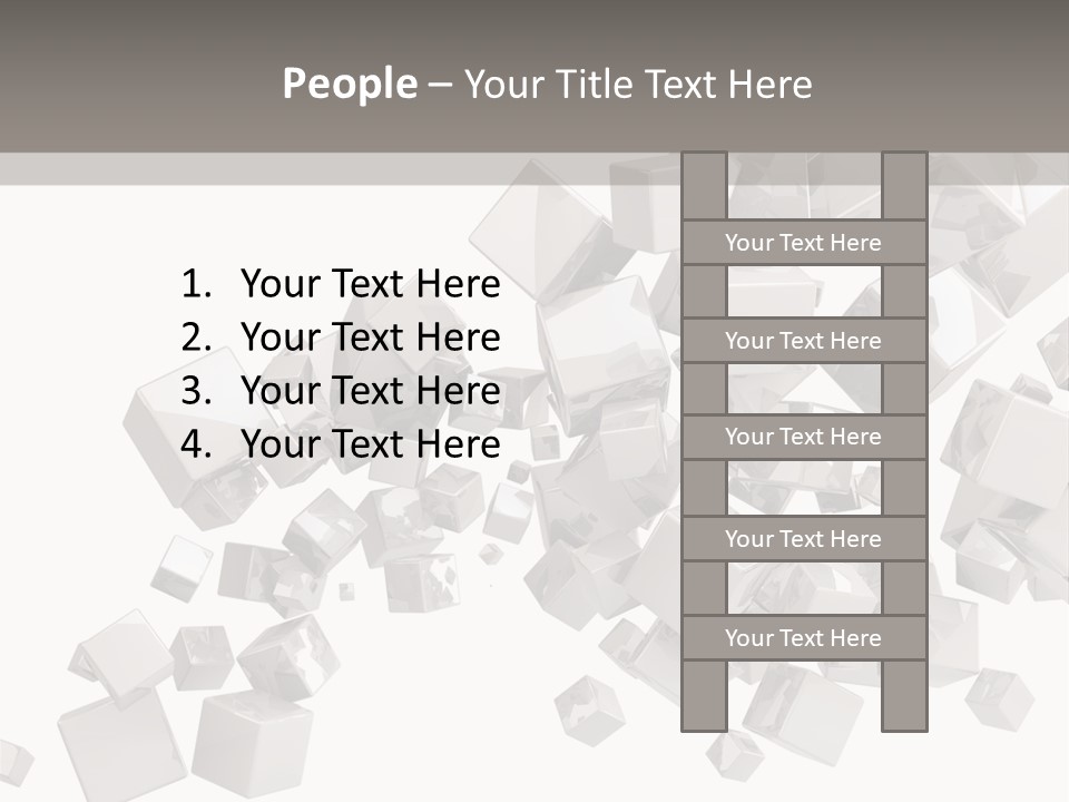Elegance Block Cool PowerPoint Template