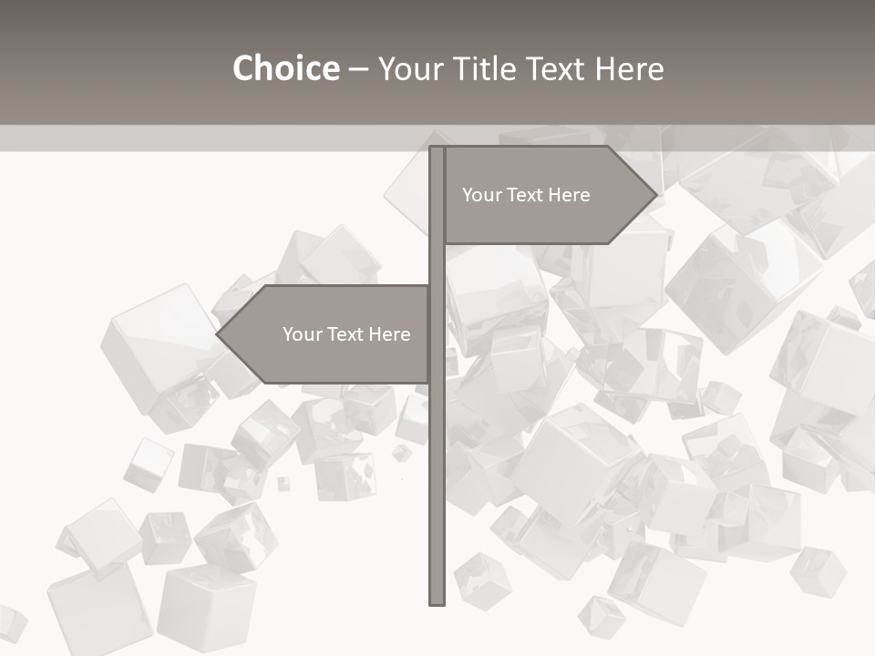 Elegance Block Cool PowerPoint Template
