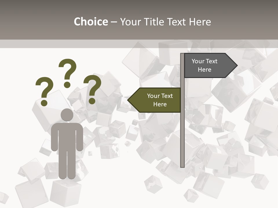 Elegance Block Cool PowerPoint Template