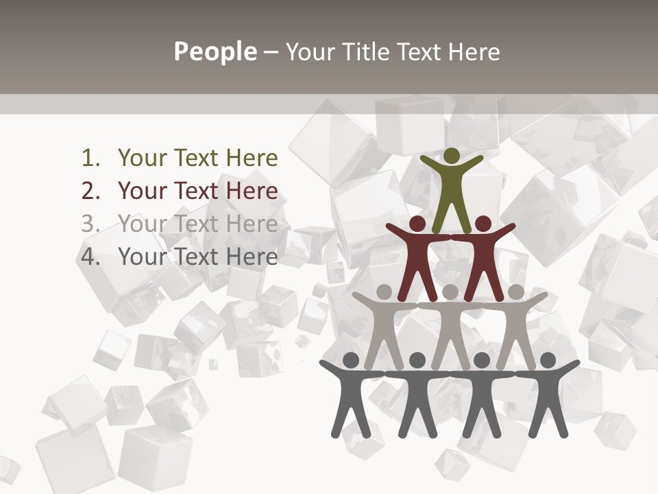 Elegance Block Cool PowerPoint Template