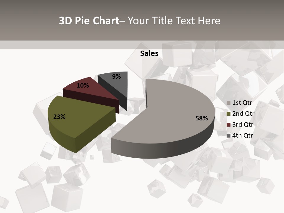 Elegance Block Cool PowerPoint Template