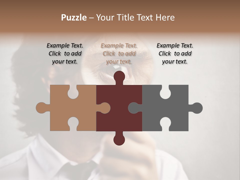 See Lens Boy PowerPoint Template