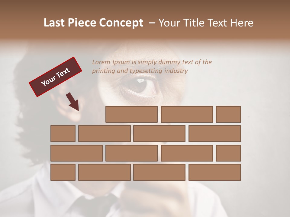See Lens Boy PowerPoint Template