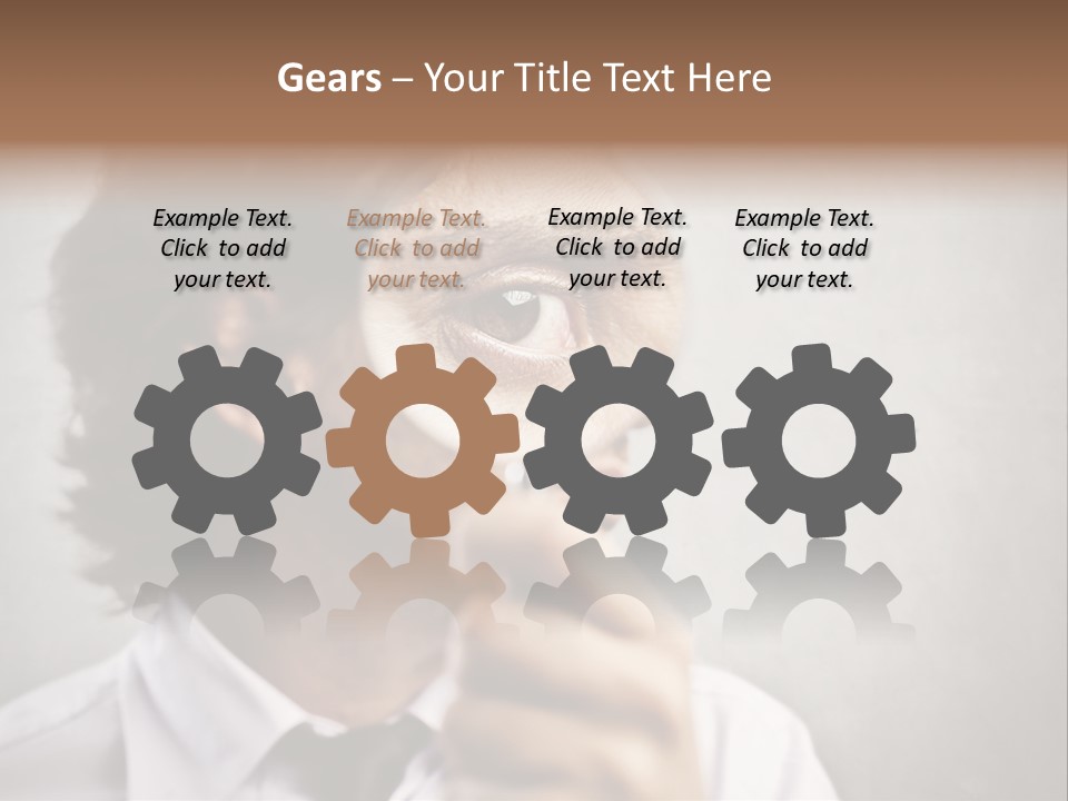 See Lens Boy PowerPoint Template