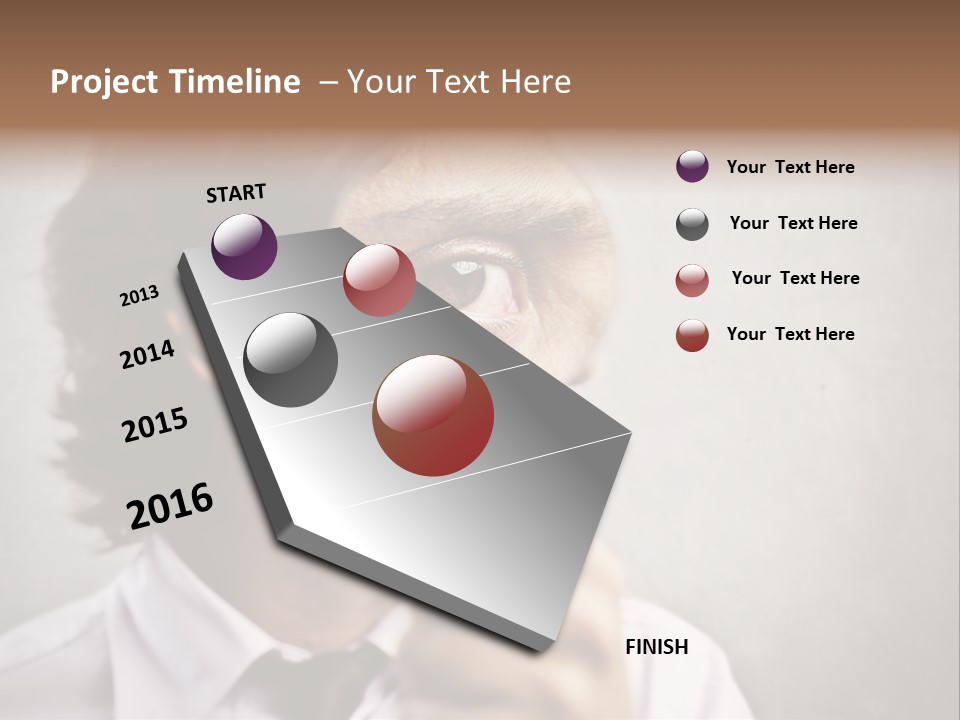 See Lens Boy PowerPoint Template