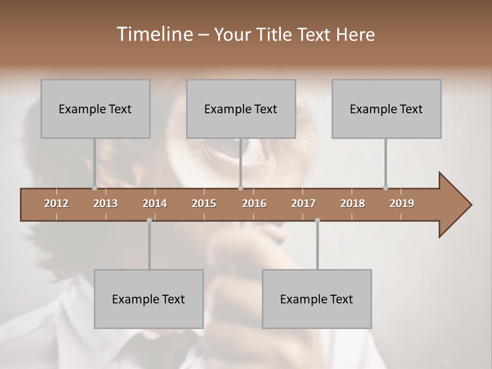 See Lens Boy PowerPoint Template