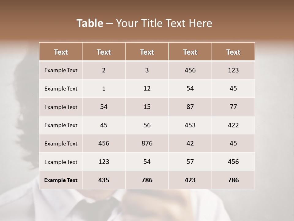 See Lens Boy PowerPoint Template