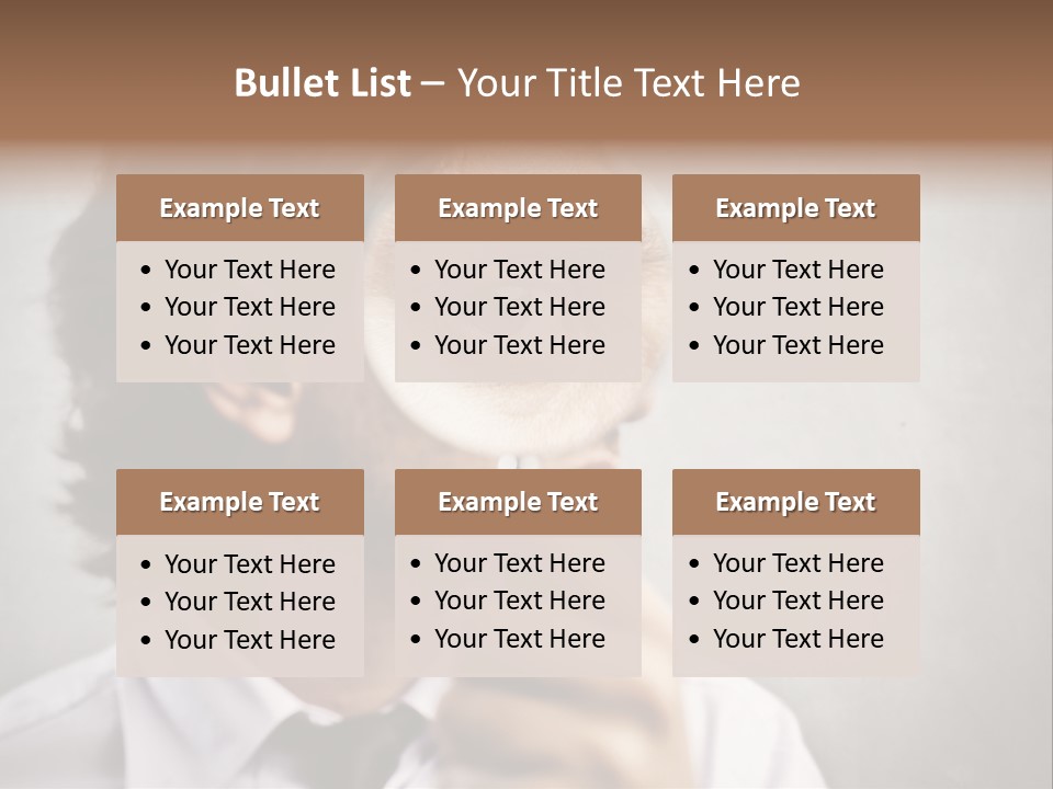 See Lens Boy PowerPoint Template