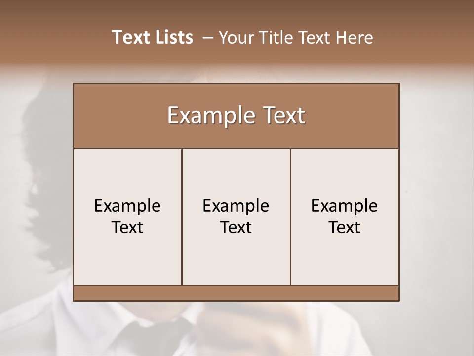 See Lens Boy PowerPoint Template