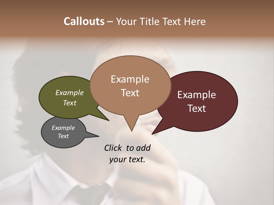 See Lens Boy PowerPoint Template