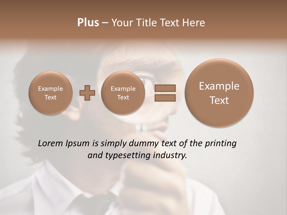 See Lens Boy PowerPoint Template
