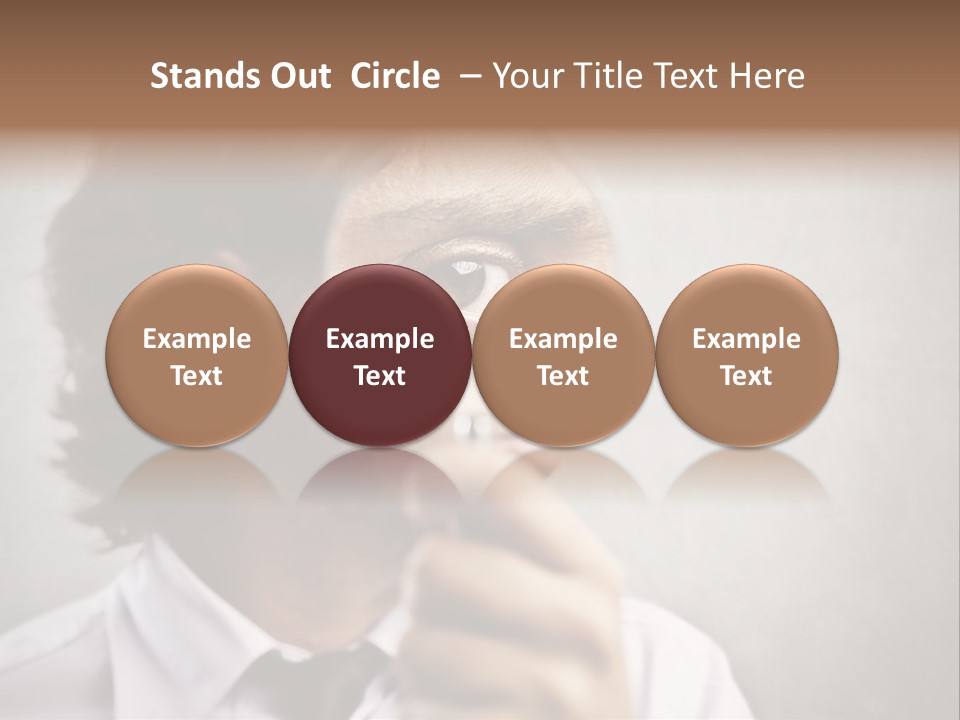 See Lens Boy PowerPoint Template