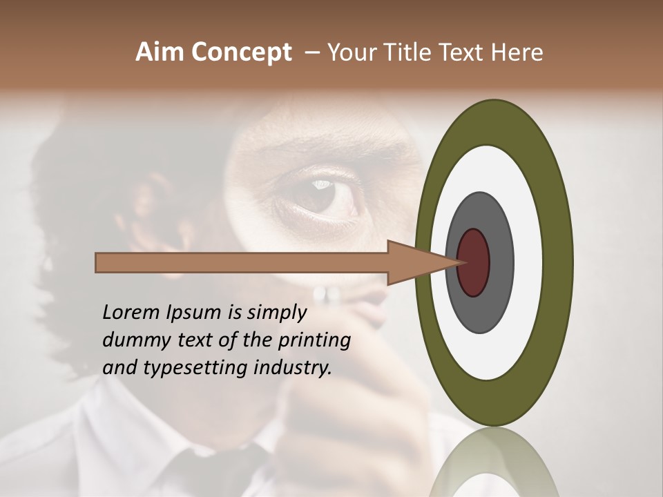 See Lens Boy PowerPoint Template