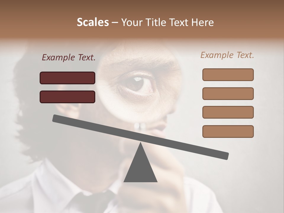 See Lens Boy PowerPoint Template