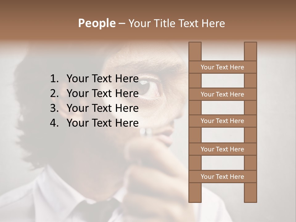 See Lens Boy PowerPoint Template