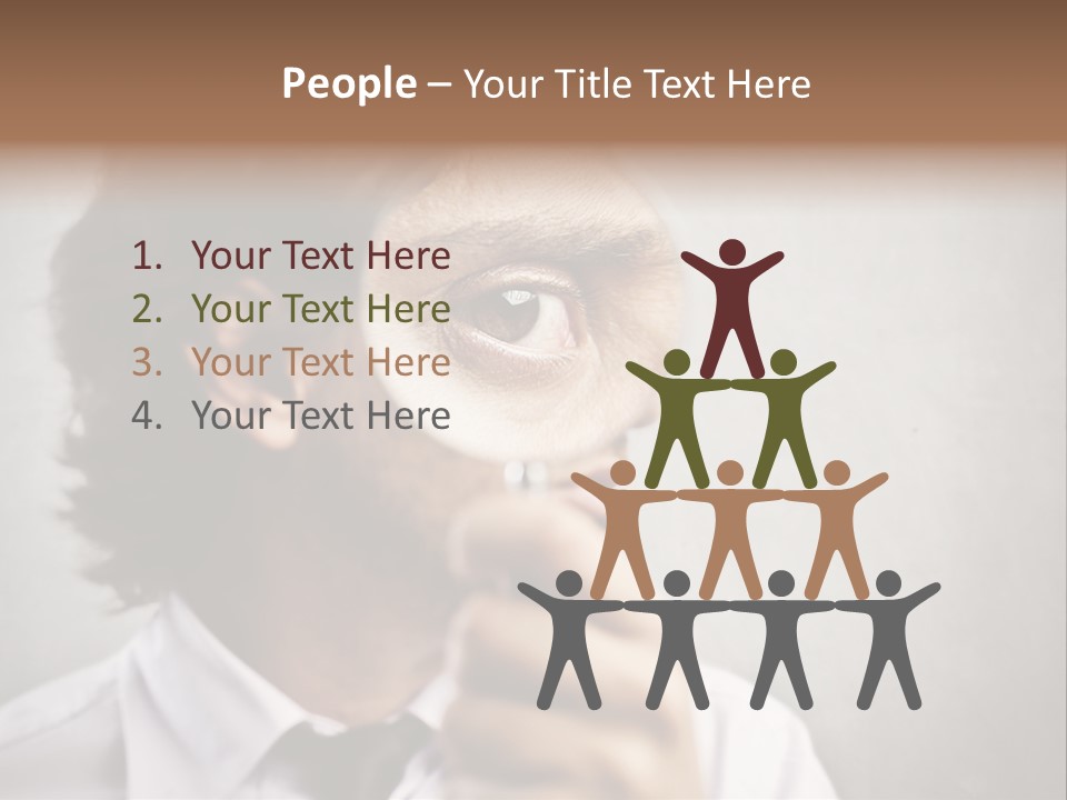 See Lens Boy PowerPoint Template