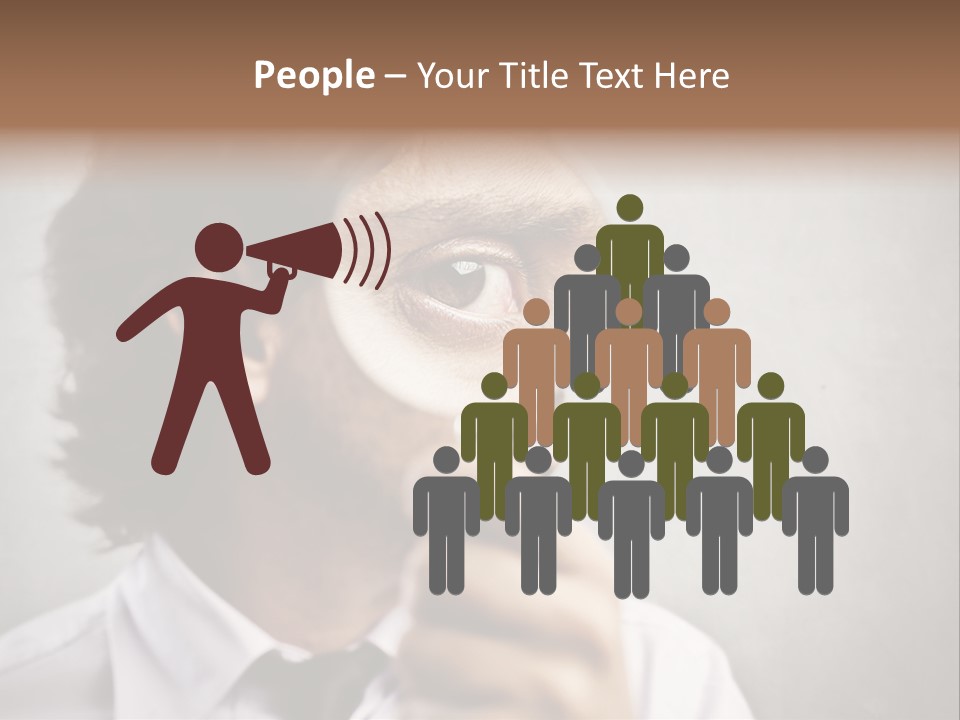 See Lens Boy PowerPoint Template