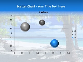 Scenery Paradise Blue PowerPoint Template