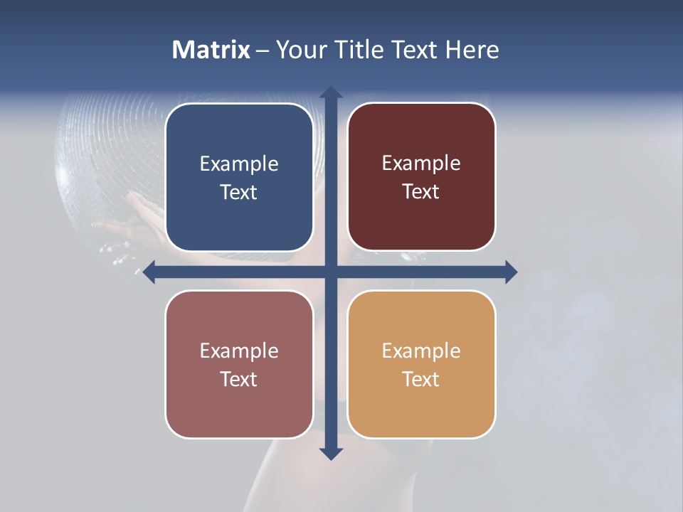 Glitter Nylons Ball PowerPoint Template