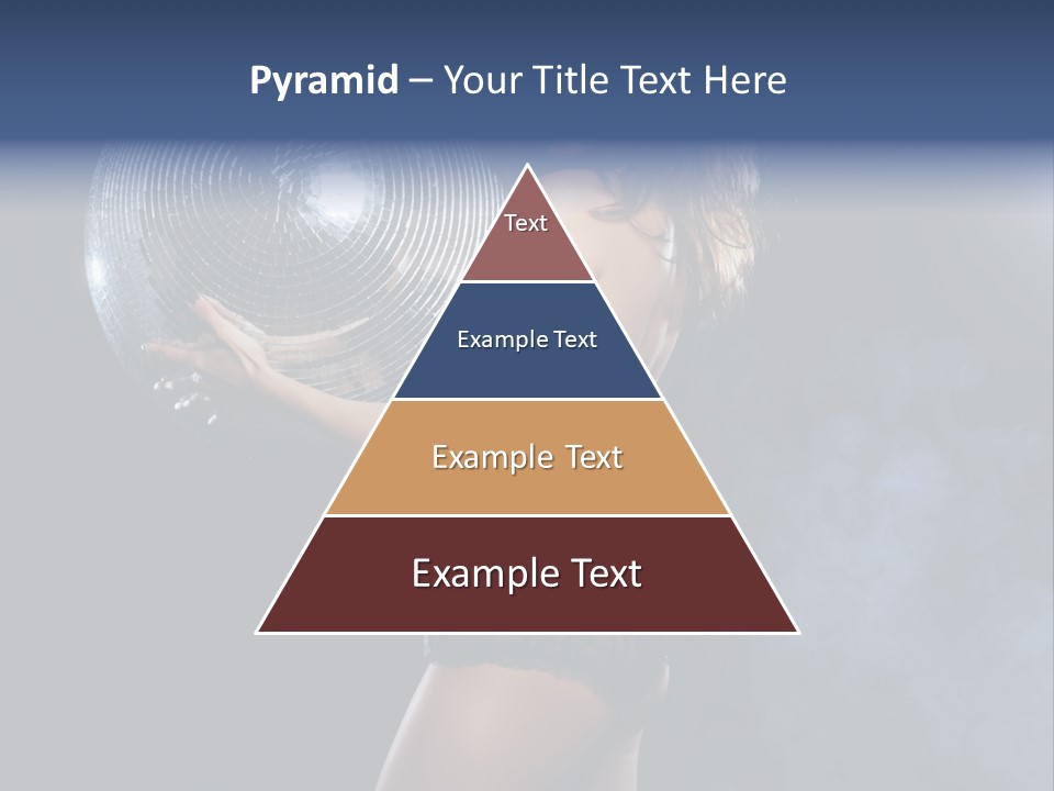 Glitter Nylons Ball PowerPoint Template