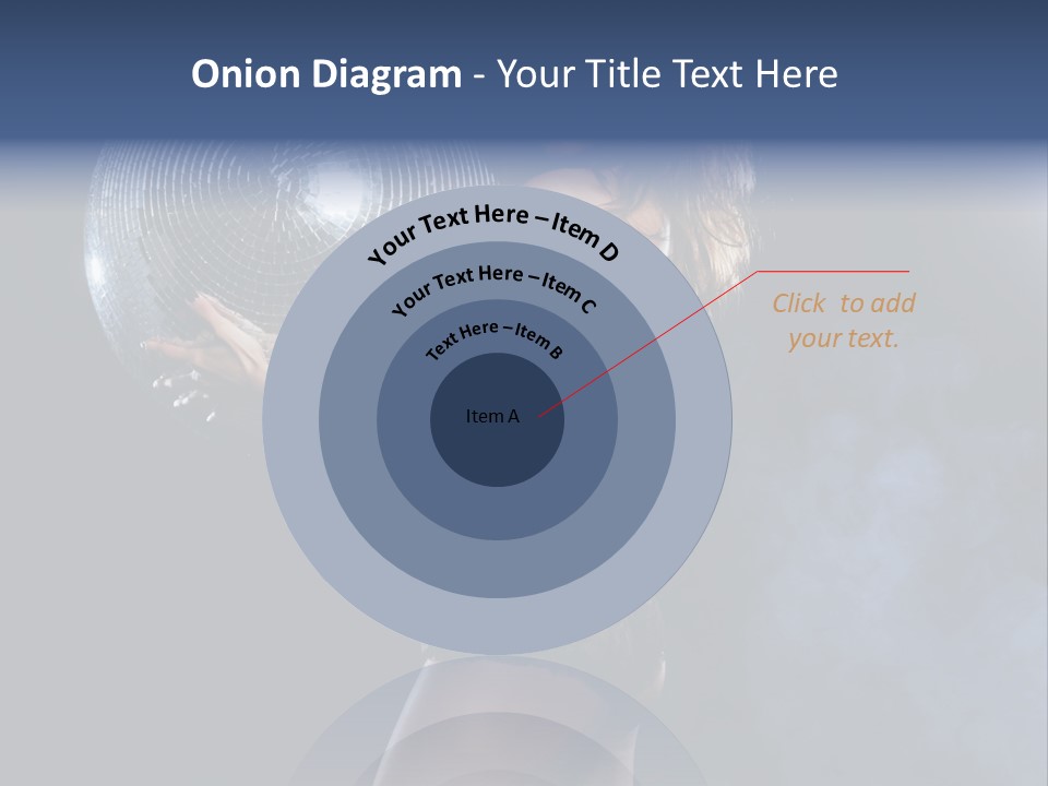 Glitter Nylons Ball PowerPoint Template