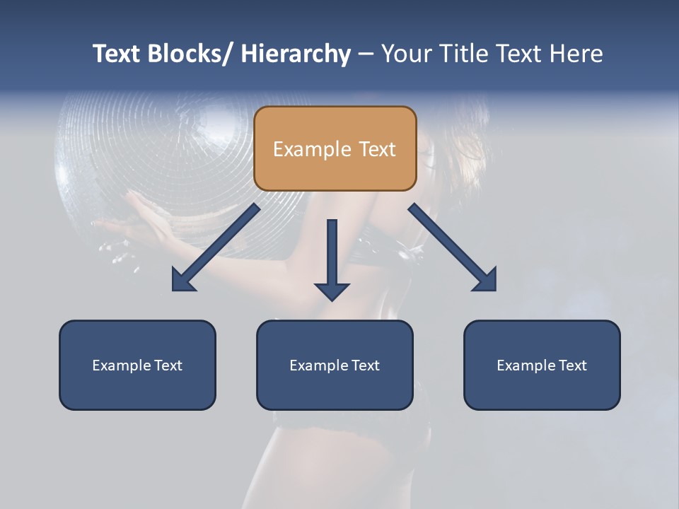 Glitter Nylons Ball PowerPoint Template