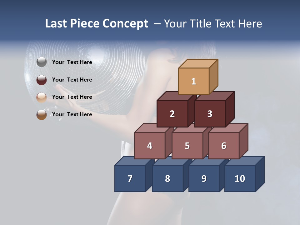 Glitter Nylons Ball PowerPoint Template