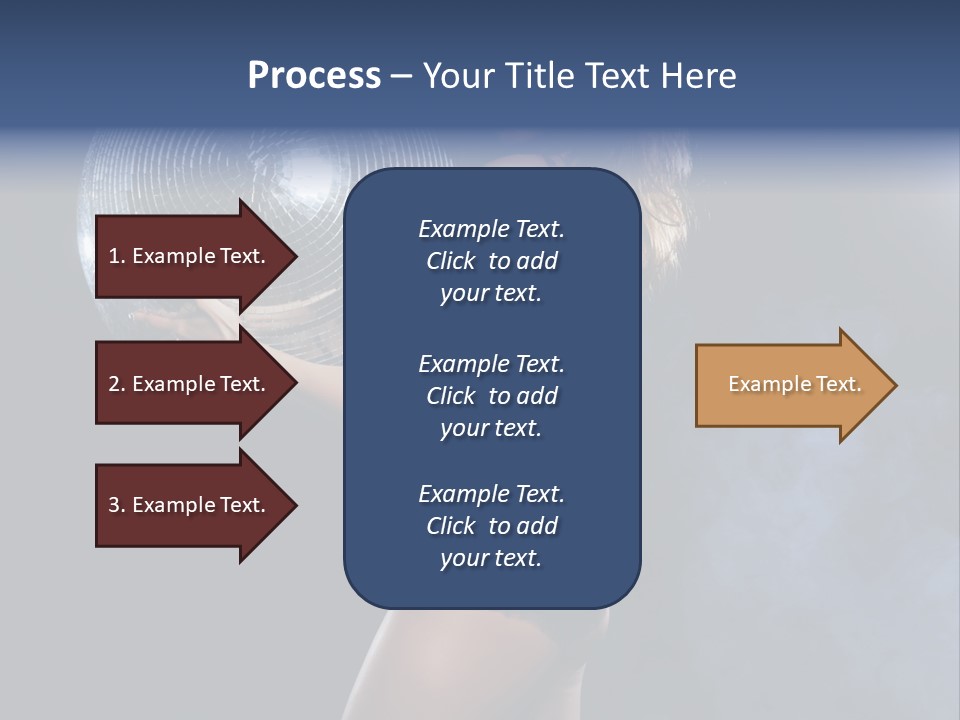 Glitter Nylons Ball PowerPoint Template